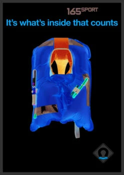 Crewsaver Crewfit 165N Sport Manual Non-Harness Inflatable Life Jacket -Best Kayak Shop CF 165NM DIVABLUE 5