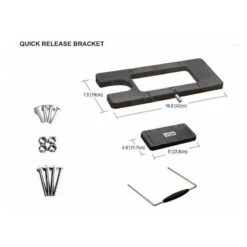 Haswing Quick Release Bracket -Best Kayak Shop HWD QRB 59906 4