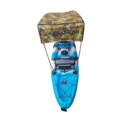 K2F Detachable Sun Shade Awning For Double Kayak Canoe -Best Kayak Shop K2FD DB SUNSHADE CAMO 3