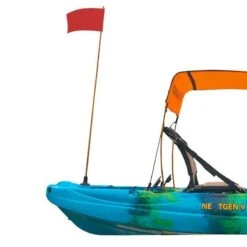 K2F Kayak Safety Flag Telescoping With Universal Rail Mount Base Included -Best Kayak Shop K2FD FLAG 4