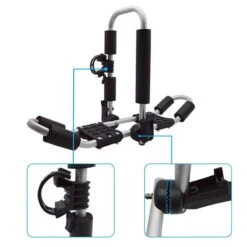 K2F Adjustable Twin J-Style Kayak Carrier Roof Rack Mounted Holder -Best Kayak Shop K2FD JRACK DOUBLE 3