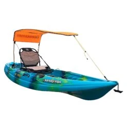 K2F Detachable Sun Shade Awning For Single Kayak Canoe