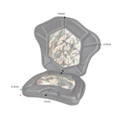 K2F Luxury Armour Elite Seat | Wider | Softer | Upper Back Support -Best Kayak Shop K2FD SEAT B 8