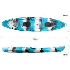 Merlin Double Fishing Kayak Package - Blue Lagoon [Sydney] -Best Kayak Shop K2FS MERLIN BLUELAGOON 7