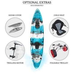 Merlin Double Fishing Kayak Package - Blue Lagoon [Sydney] -Best Kayak Shop K2FS MERLIN BLUELAGOON 9