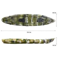 Merlin Double Fishing Kayak Package - Jungle Camo [Sydney] -Best Kayak Shop K2FS MERLIN JUNGLECAMO 7