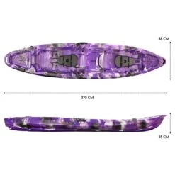 Merlin Double Fishing Kayak Package - Purple Camo [Sydney] -Best Kayak Shop K2FS MERLIN PURPLECAMO 7