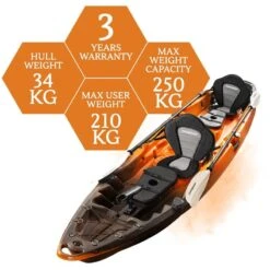 Merlin Double Fishing Kayak Package - Sunset [Sydney] -Best Kayak Shop K2FS MERLIN SUNSET 8
