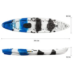 Merlin Pro Double Fishing Kayak Package - Blue Camo [Sydney] -Best Kayak Shop K2FS MERLINPRO BLUECAMO 7