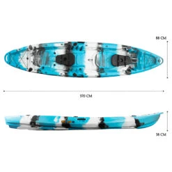 Merlin Pro Double Fishing Kayak Package - Blue Lagoon [Sydney] -Best Kayak Shop K2FS MERLINPRO BLUELAGOON 7