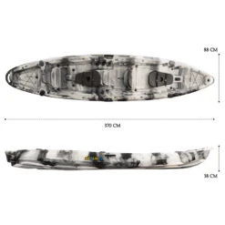 Merlin Pro Double Fishing Kayak Package - Grey Camo [Sydney] -Best Kayak Shop K2FS MERLINPRO GREYCAMO 7