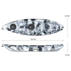 Osprey Fishing Kayak Package - Grey Camo [Sydney] -Best Kayak Shop K2FS OSPREY GREYCAMO 7
