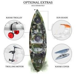 Osprey Fishing Kayak Package - Jungle Camo [Sydney] -Best Kayak Shop K2FS OSPREY JUNGLECAMO 9