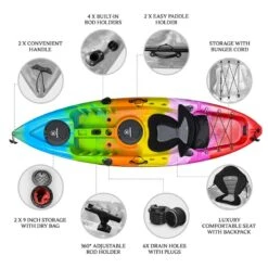 Osprey Fishing Kayak Package - Rainbow [Sydney] -Best Kayak Shop K2FS OSPREY RAINBOW 6