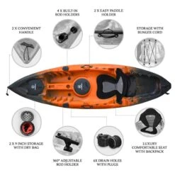 Osprey Fishing Kayak Package - Sunset [Sydney] -Best Kayak Shop K2FS OSPREY SUNSET 6