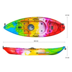 Puffin Pro Kids Kayak Package - Rainbow [Sydney] -Best Kayak Shop K2FS PROPUFFIN RAINBOW 7