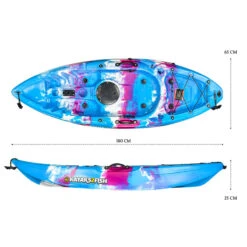 Puffin Pro Kids Kayak Package - Twilight [Sydney] -Best Kayak Shop K2FS PROPUFFIN TWILIGHT 7