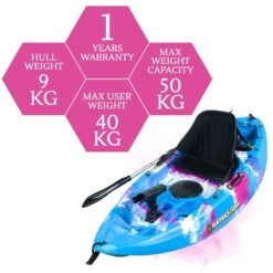 Puffin Pro Kids Kayak Package - Twilight [Sydney] -Best Kayak Shop K2FS PROPUFFIN TWILIGHT 8