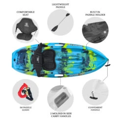 Puffin Kids Kayak Package - Seaspray [Sydney] -Best Kayak Shop K2FS PUFFIN SEASPRAY 6