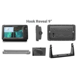 Lowrance Hook Reveal 9 TripleShot With CHIRP, SideScan, DownScan &amp; AUS/NZ Charts -Best Kayak Shop LOWD HKR 9 TST 4