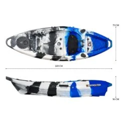 NEXTGEN 7 Fishing Kayak Package - Blue Camo [Sydney] -Best Kayak Shop NGS 07 BLUECAMO 7