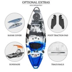 NEXTGEN 7 Fishing Kayak Package - Blue Camo [Sydney] -Best Kayak Shop NGS 07 BLUECAMO 9