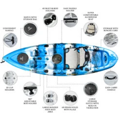 NEXTGEN 9 Fishing Kayak Package - Blue Lagoon [Sydney] -Best Kayak Shop NGS 09 BLUELAGOON 6