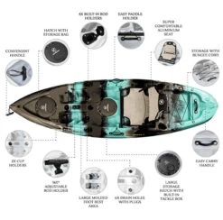 NEXTGEN 9 Fishing Kayak Package - Bora Bora [Sydney] -Best Kayak Shop NGS 09 BORABORA 15
