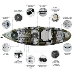 NEXTGEN 9 Fishing Kayak Package - Desert [Sydney] -Best Kayak Shop NGS 09 DESERT 6