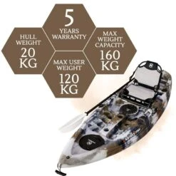 NEXTGEN 9 Fishing Kayak Package - Desert [Sydney] -Best Kayak Shop NGS 09 DESERT 8