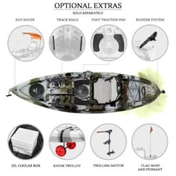 NEXTGEN 9 Fishing Kayak Package - Desert [Sydney] -Best Kayak Shop NGS 09 DESERT 9