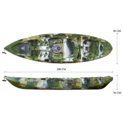 NEXTGEN 9 Fishing Kayak Package - Jungle Camo [Sydney] -Best Kayak Shop NGS 09 JUNGLECAMO 7