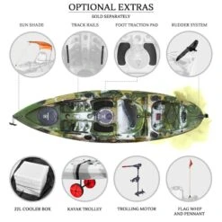 NEXTGEN 9 Fishing Kayak Package - Jungle Camo [Sydney] -Best Kayak Shop NGS 09 JUNGLECAMO 9