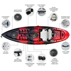 NEXTGEN 9 Fishing Kayak Package - Redback [Sydney] -Best Kayak Shop NGS 09 REDBACK 6