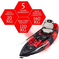 NEXTGEN 9 Fishing Kayak Package - Redback [Sydney] -Best Kayak Shop NGS 09 REDBACK 8