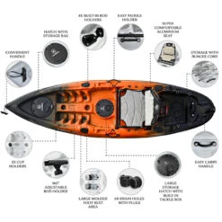 NEXTGEN 9 Fishing Kayak Package - Sunset [Sydney] -Best Kayak Shop NGS 09 SUNSET 6