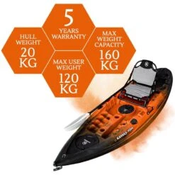 NEXTGEN 9 Fishing Kayak Package - Sunset [Sydney] -Best Kayak Shop NGS 09 SUNSET 8