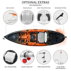 NEXTGEN 9 Fishing Kayak Package - Sunset [Sydney] -Best Kayak Shop NGS 09 SUNSET 9