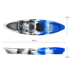 NextGen 1 +1 Fishing Tandem Kayak Package - Blue Camo [Sydney] -Best Kayak Shop NGS 1 1 BLUECAMO 7
