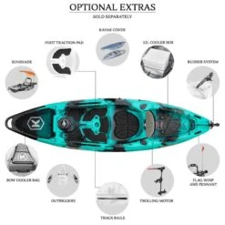 NextGen 1 +1 Fishing Tandem Kayak Package - Bora Bora [Sydney] -Best Kayak Shop NGS 1 1 BORABORA 9