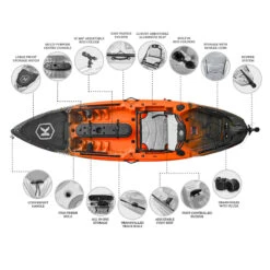 NEXTGEN 10 Pro Fishing Kayak Package - Sunset [Sydney] -Best Kayak Shop NGS 10 SUNSET 6