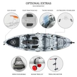NEXTGEN 10 Pro Fishing Kayak Package - Sunset [Sydney] -Best Kayak Shop NGS 10 SUNSET 9