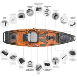 Nextgen 11.5 Pedal Kayak Coral [Sydney] -Best Kayak Shop NGS 11.5 CORAL MAX 6