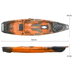 Nextgen 11.5 Pedal Kayak Coral [Sydney] -Best Kayak Shop NGS 11.5 CORAL MAX 7