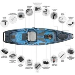 Nextgen 11.5 Pedal Kayak Steelblue [Sydney] -Best Kayak Shop NGS 11.5 STEELBLUE MAX 6