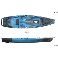 Nextgen 11.5 Pedal Kayak Steelblue [Sydney] -Best Kayak Shop NGS 11.5 STEELBLUE MAX 7