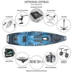 Nextgen 11.5 Pedal Kayak Steelblue [Sydney] -Best Kayak Shop NGS 11.5 STEELBLUE MAX 9
