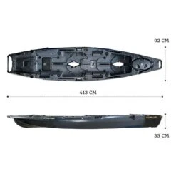 NextGen 13 Duo Pedal Kayak Raven [Pickup Sydney] -Best Kayak Shop NGS 13 DUO RAVEN 7
