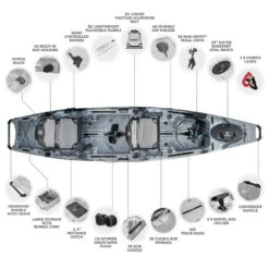 NextGen 13 Duo Pedal Kayak Thunder [Pickup Sydney] -Best Kayak Shop NGS 13 DUO THUNDER 6