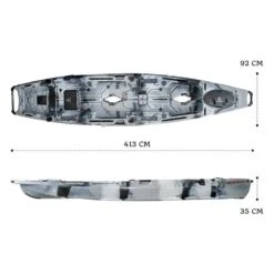 NextGen 13 Duo Pedal Kayak Thunder [Pickup Sydney] -Best Kayak Shop NGS 13 DUO THUNDER 7